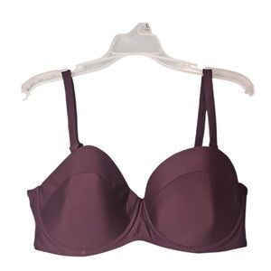 💙 Adore Me Purple Swim Top, With Underwire Support, Size 38DDD